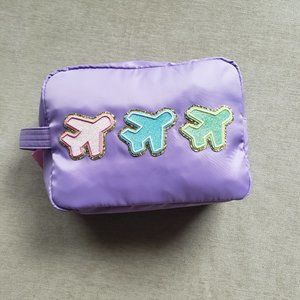 Airplane Patch Large Pouch - Stoney Clover Lane x Target Purple